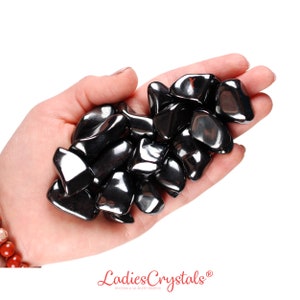 Hematite Tumbled Stone, Hematite, Tumbled Stones, Stones, Crystals, Rocks, Gifts, Gemstones, Gems, Zodiac Crystals, Healing Crystals, Favors