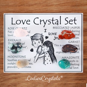 Love Crystal Set, Crystal For Love, Love Set, Healing Crystals, Metaphysical Crystals, Zodiac Stones, Gifts, Stones, Crystals, Gemstones