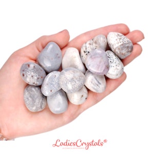 Pink Mangan Chalcedony Tumbled Stone, Mangan Chalcedony, Tumbled Stones, Crystals, Stones, Gifts, Rocks, Gems, Gemstones, Zodiac Crystals