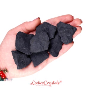 Shungite Raw Stone, Shungite, Rough Stones, Raw Stones, Stones, Crystals, Rocks, Gifts, Gemstones, Gems, Zodiac Crystals, Healing Crystals