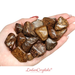 Bronzite Tumbled Stone, Bronzite, Tumbled Stones, Stones, Crystals, Rocks, Gifts, Gemstones, Gems, Zodiac Crystals, Healing Crystals, Favors