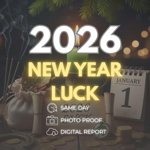 2026 New Year Luck,  Christmas Ritual for Success, Abundance and Fulfilled Wishes Christmas, Achieve Everything Manifestation, Success