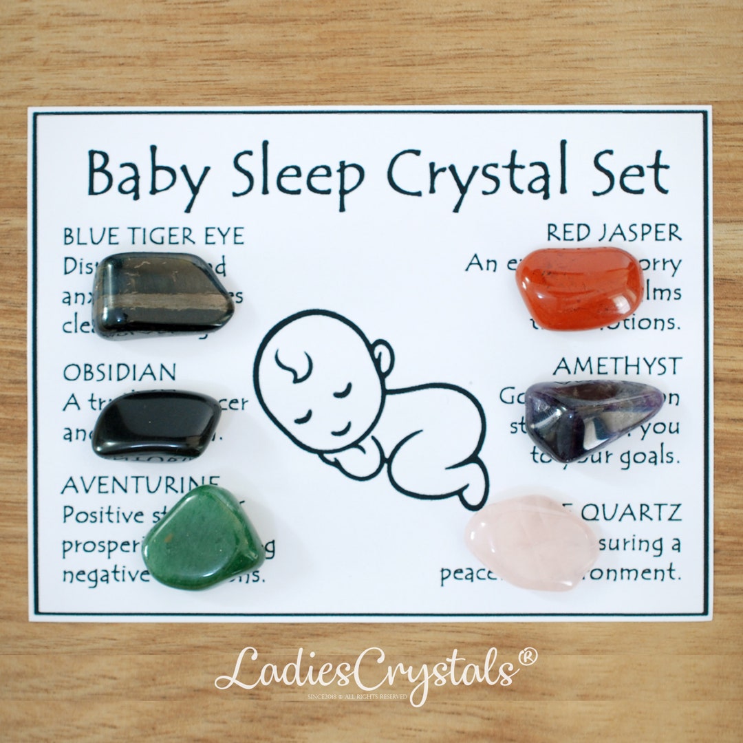 Baby Sleep Crystal Set, Crystals for Baby Sleep, Crystals for Insomnia