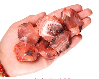 Carnelian Raw Stone, Vitality, Creativity And Motivation Crystal, Natural Carnelian