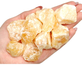 Orange Calcite Rough Stone, Orange Calcite Raw Stone, Calcite, Raw Stones, Stones, Crystals, Rocks, Gifts, Gemstones, Gems, Healing Crystals