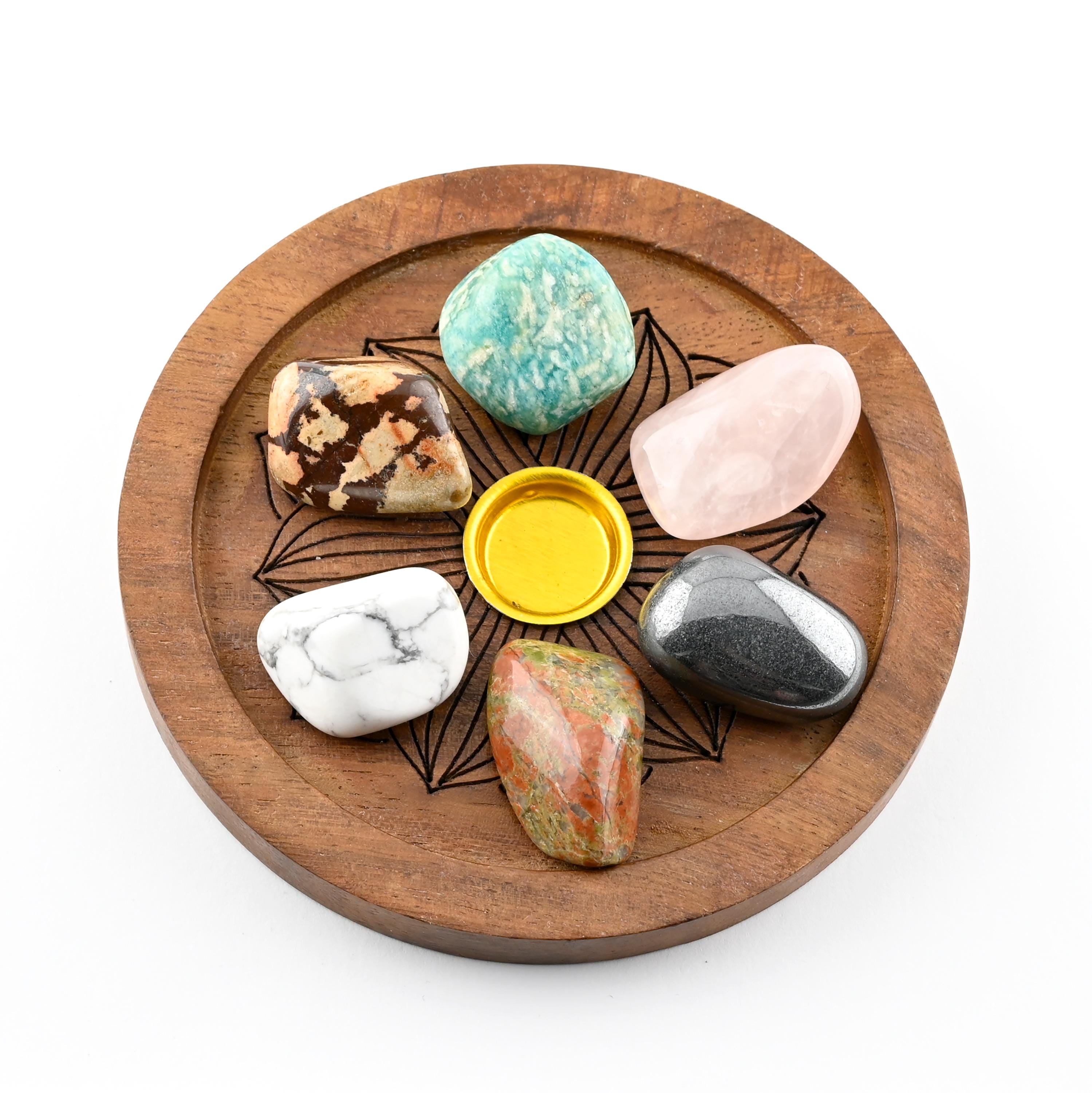 Happy Home Crystal Set, Harmony and Joy, Gift for Crystal Lovers