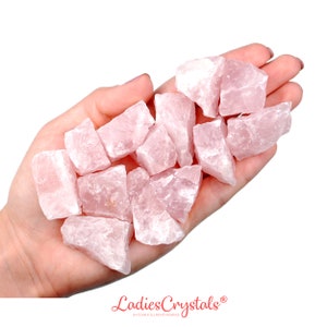 Piedra en bruto de cuarzo rosa, piedra cruda de cuarzo rosa, piedras crudas, piedras en bruto, piedras, cristales, rocas, regalos, piedras preciosas, gemas, cristales del zodíaco