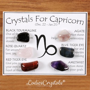 Capricorn Gift Box, Capricorn, Capricorn Box, Capricorn Gift, Zodiac Stones, Zodiac Crystals, Capricorn Stones, Capricorn Crystals, Gifts