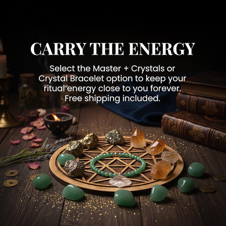 Career Success Manifestation, Get Hired Ritual, Get a Job Blessing, Money Attracting Ritual, Spiritual Work for Career, Fast Money, Success image 3