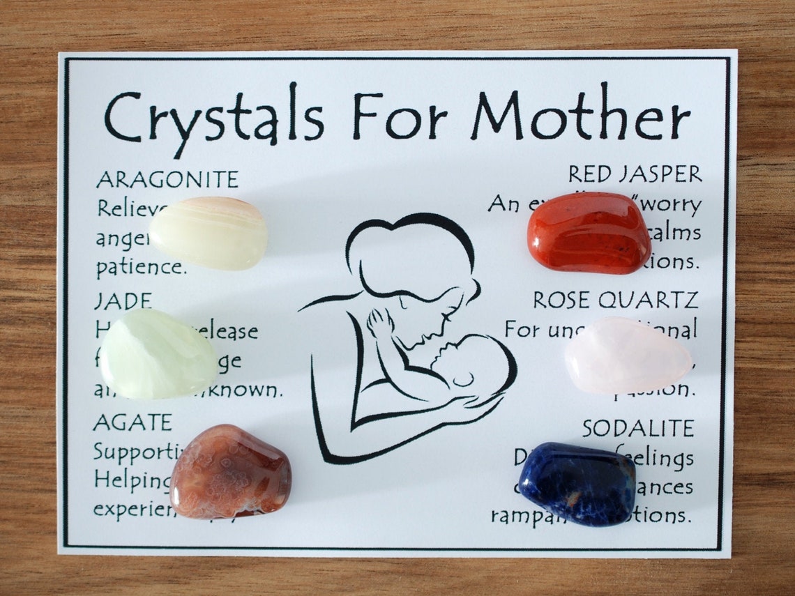 Mother Crystal Set Crytals For Mother Crystals Of Mother Etsy