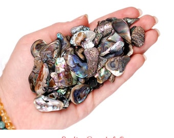 Set of 3 Abalone Shells, Natural Iridescent Smudge Bowls For Sage, Incense Jewelry Dish