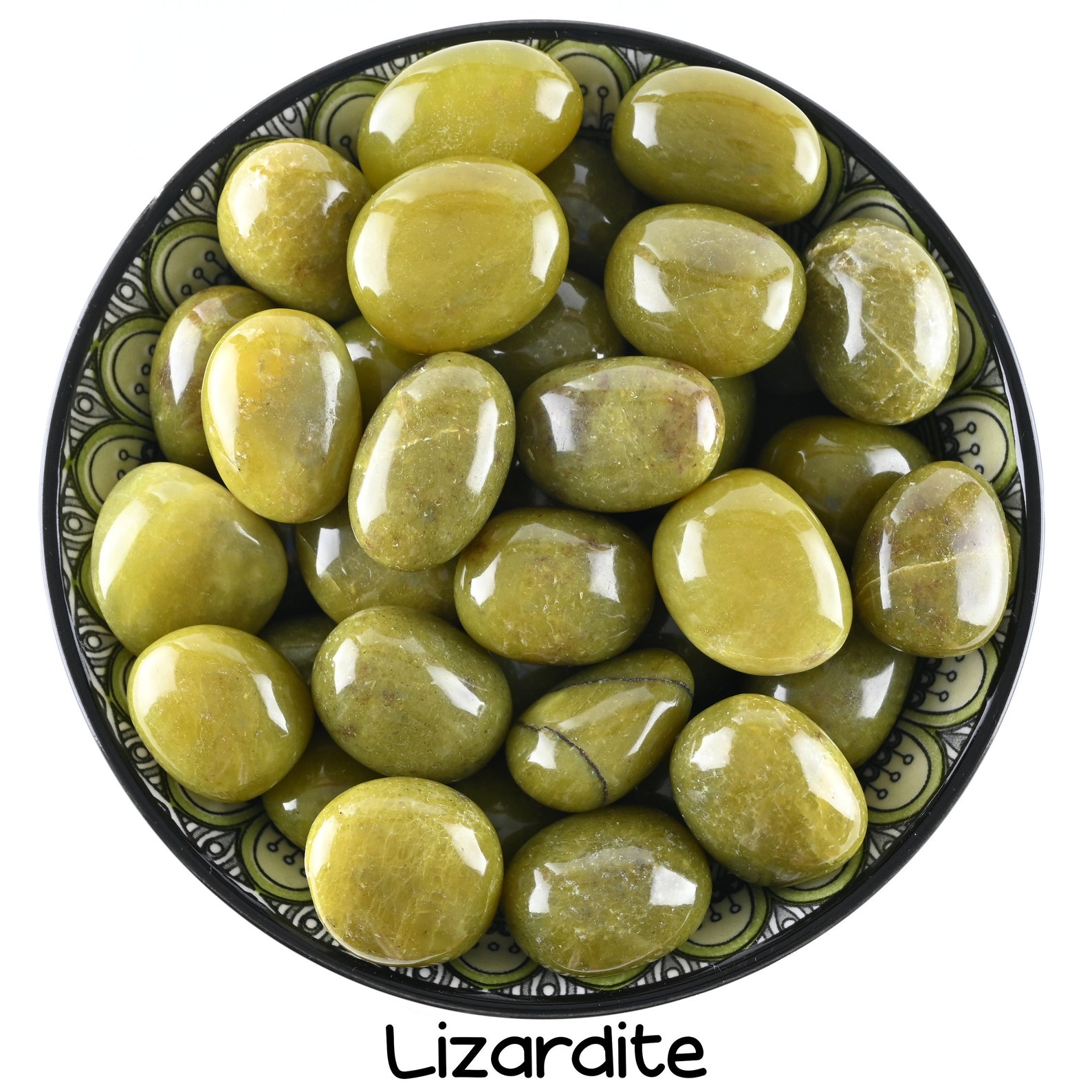 Lizardite Rare! Lizardite Tumbled Stone, Polished Lime Green Crystal, Altar ...