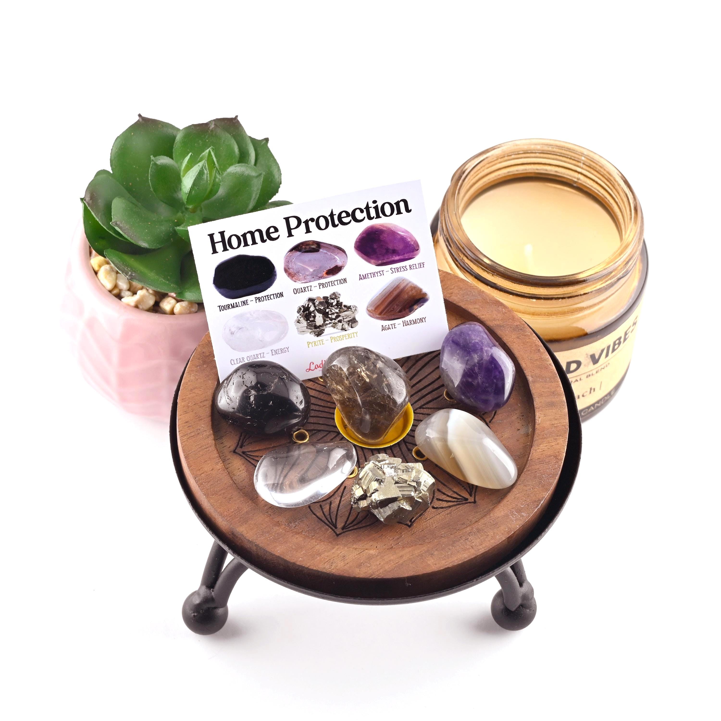 Kit Di Pietre E Cristalli Naturali 330g - 15 Tipi Di Gemme, Per Decorazione E Fai Da Te, Con Sacco Regalo