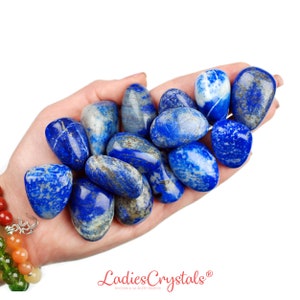 Lapis Lazuli Tumbled Stone, Lapis Lazuli, Tumbled Stones, Lazuli, Stones, Crystals, Rocks, Gifts, Gemstones, Gems, Zodiac Crystals, Healing