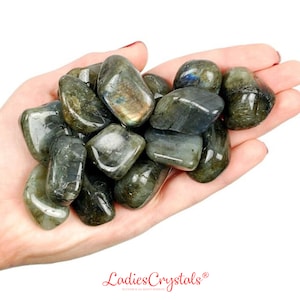 Labradorite Tumbled Stone, Spectrolite, Tumbled Stones, Labradorite, Crystals, Stones, Gifts, Rocks, Gems, Gemstones, Zodiac Crystals