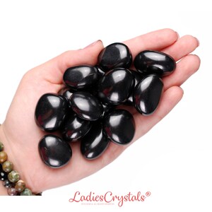 Shungite Tumbled Stone, Shungite, Tumbled Stones, Crystals, Stones, Gifts, Rocks, Gems, Gemstones, Zodiac Crystals, Healing Crystals