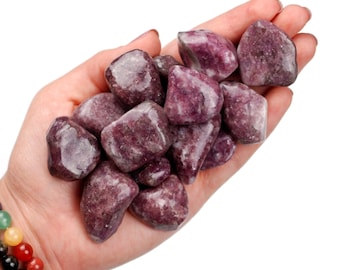 Lepidolite Tumbled Stone, Lepidolite, Tumbled Stones, Crystals, Stones, Gifts, Rocks, Gems, Gemstones, Zodiac Crystals, Healing Crystals