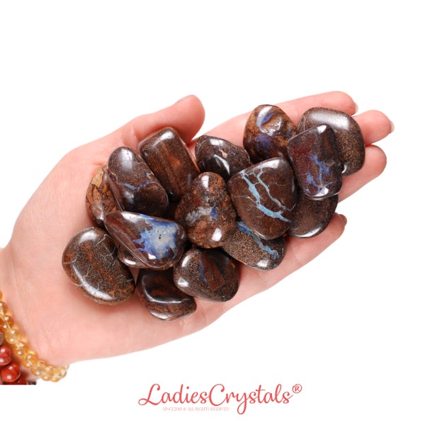 Boulder Opal Tumbled Stone, Boulder Opal, Tumbled Stones, Opal, Stones, Crystals, Rocks, Gifts, Gemstones, Gems, Zodiac Crystals, Healing