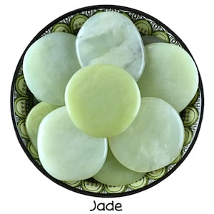 Jade Palm Stone, Jade Smooth Stones, Worry Jade Stone, Green Jade, Zodiac Sings Taurus, Gemini, Libra, Aries, Gifts, Healing Crystals