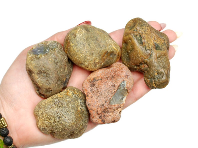 Agate Rough Stone Agate Natural Raw Stones Healing Agate Etsy