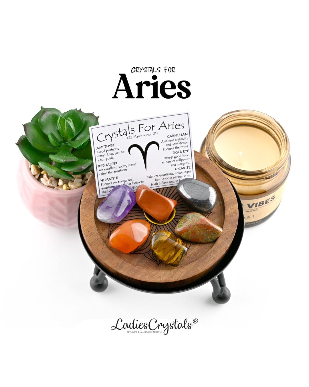 Zodiac Sign Good Luck Crystals For Aries Crystals For Aries Zodiac