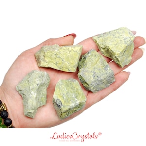 Green Serpentine Rough Stone, Serpentine Raw Stone, Stones, Rough Stones, Stones, Crystals, Rocks, Gifts, Gemstones, Gems, Zodiac Crystals