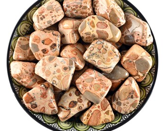Volcanic Jasper Tumbled Stone, Natural Transformation, Altar Ritual Gem
