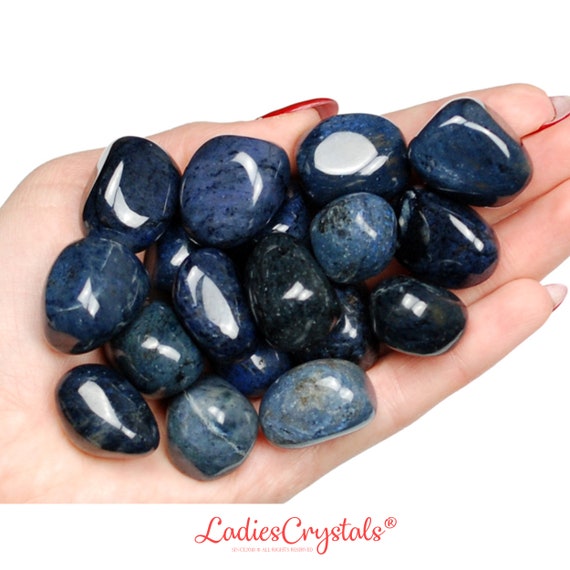 Dumortierite Tumbled Stone, Dumortierite, Tumbled Stones, Stones, Crystals,  Rocks, Gifts, Gemstones, Gems, Zodiac Crystals, Healing Crystals