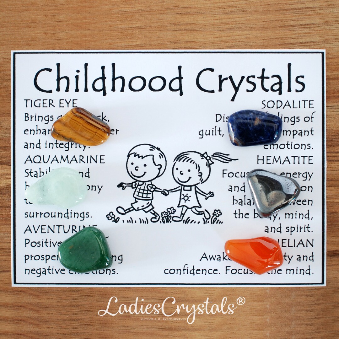 Crystals for Childhood, Crystals of Childhood, Childhood Crystals Set