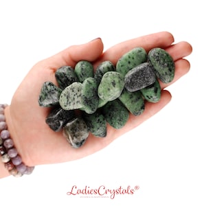 Zoisite Tumbled Stone, Zoisite, Tumbled Stones, Crystals, Stones, Gifts, Rocks, Gems, Gemstones, Zodiac Crystals, Healing Crystals, Favors