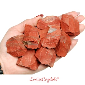 Red Jasper Rough Stone, Red Jasper Natural Raw Rough Stones, Healing Red Jasper Crystals, Red Jasper Natural Healing Stones, LadiesCrystals