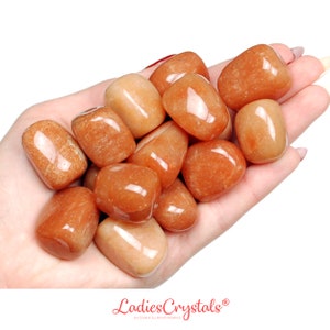 Red Aventurine Tumbled Stone, Aventurine, Tumbled Stones, Stones, Crystals, Rocks, Gifts, Gemstones, Gems, Zodiac Crystals, Healing Crystals