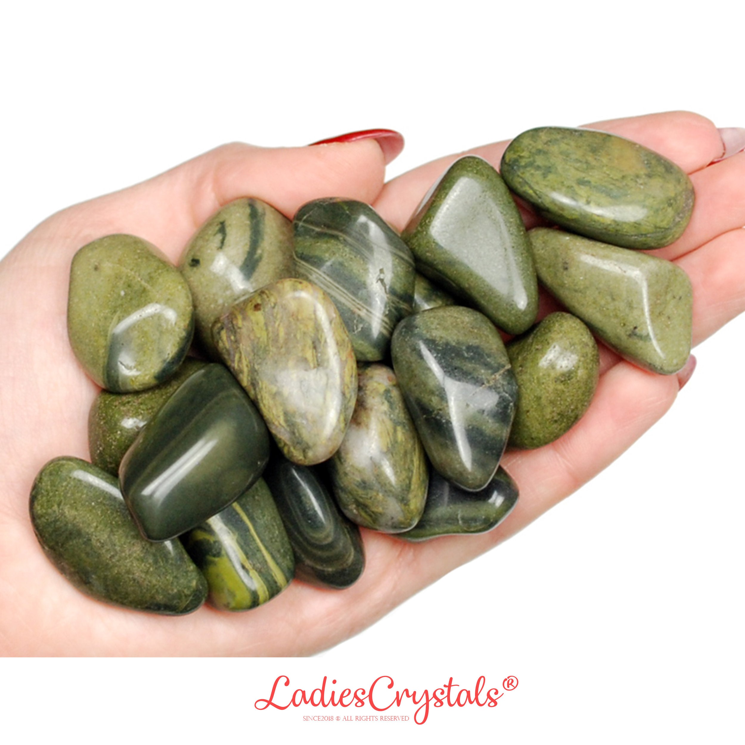 Green Jasper Tumbled Stone, Green Jasper, Tumbled Stones, Crystals, Stones,  Gifts, Rocks, Gems, Gemstones, Zodiac Crystals, Healing Crystals -   Canada