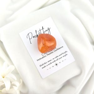 Abrazo de bolsillo con piedra preciosa de cornalina, Abrazo de bolsillo de cristal, Cristal de cornalina, Cristal de bolsillo, Ficha de bolsillo, Regalos, Recuerdos de boda, Regalos de ducha