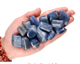 Blue Kyanite Tumbled Stone, Blue Kyanite, Tumbled Stones, Blue Kyanite, Stones, Crystals, Rocks, Gifts, Wedding Favors, Gemstones, Gems