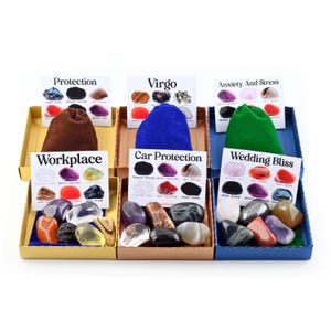 Childhood Crystals Set, Gift For Crystal Lovers, Childrens Birthday Gift, Healing Gemstones image 7