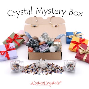 Crystal Mystery Box, Mystery Crystal Box, Mystery Boxe, Crystals, Stones, Gifts, Rocks, Gems, Gemstones, Zodiac Crystals, Healing Crystals