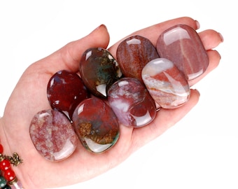 Chalcedony Palm Stone, Chalcedony, Palm Stones, Smooth Stones, Crystals, Stones, Gifts, Rocks, Gems, Gemstones, Zodiac Crystals, Healing