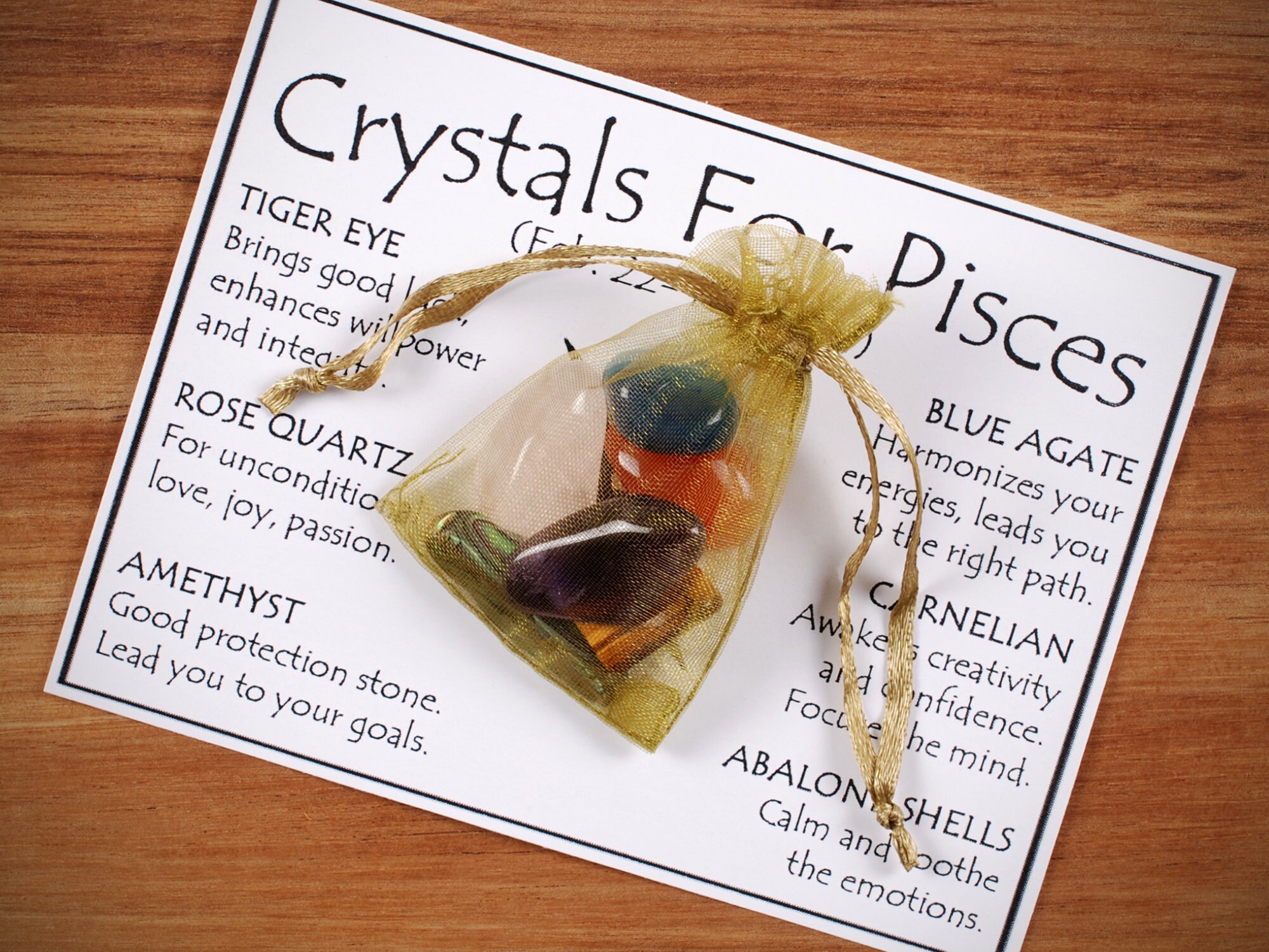Pisces Crystals Set Pisces Crystal Set Crystals For Pisces Etsy