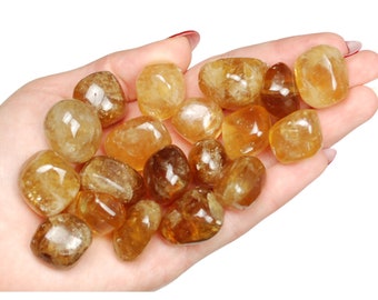 Honey Aragonite Tumbled Stone, Patience And Focus, Altar Ritual Gemstone