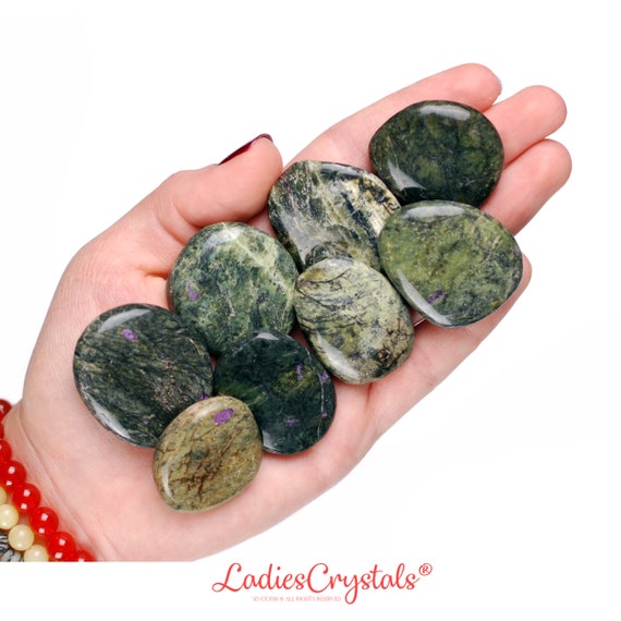 Stichtite Palm Stone Stichtite Palm Stone
