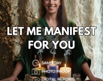 Let me manifest for you, Custom Manifestation, Ritual, Transformation, Powerful Ritual, Personal Growth and Life Change, Crystal Ceremony