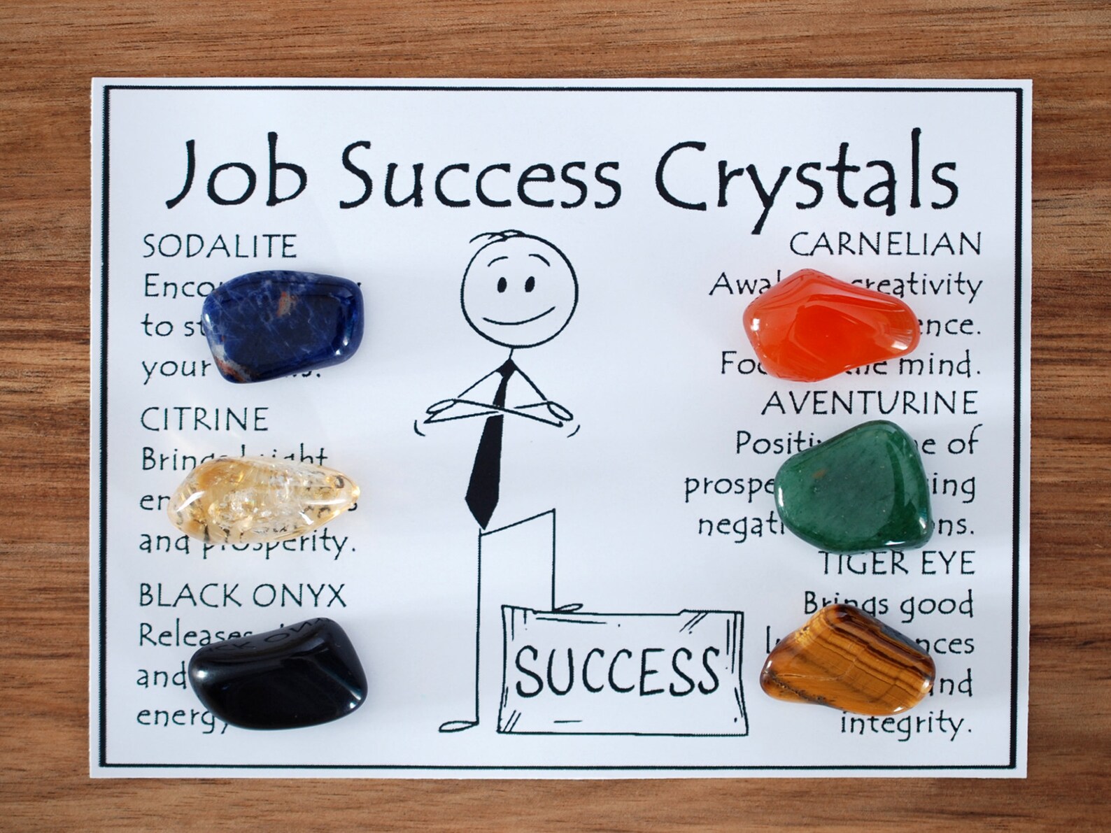 Job Success Crystal Set Crystals for Job Success Crystals of Etsy