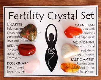 Fertility Crystal Set, Hope And New Beginnings, Gift For Crystal Lovers