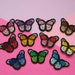 BUTTERFLY- Iron On Patch/Patches/Clothing Patch/Embroidered Patch/Jacket Patch/Butterflies/Birthday Gifts/Monarch/Fall/Halloween 