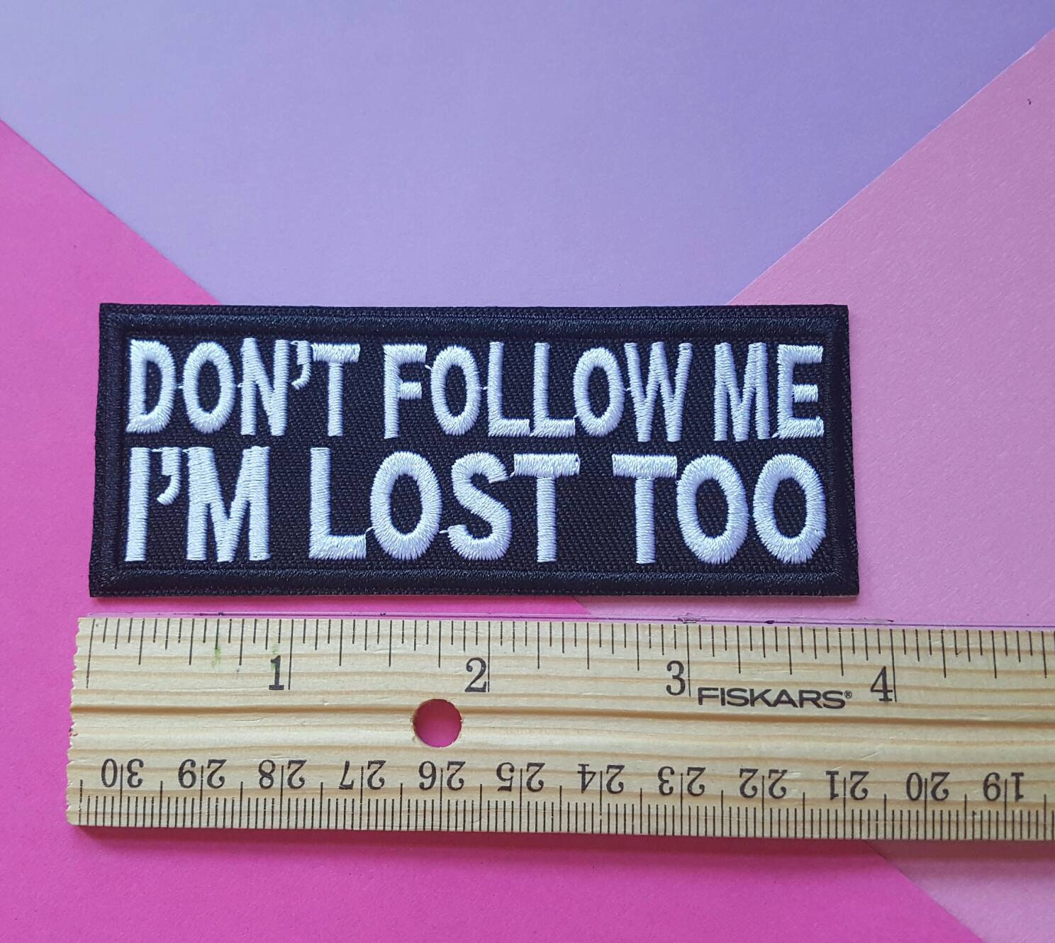 QUOTE PATCH Iron on Patch/embroidered Patch/funny Patch/jean Etsy