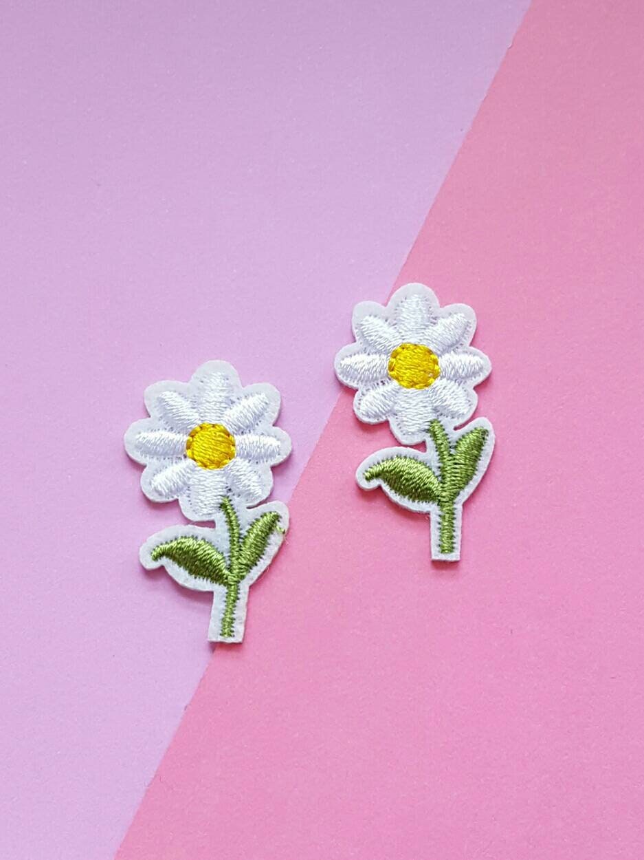SMALL Flower Patchesiron on Patches/spring Patch/flower Etsy