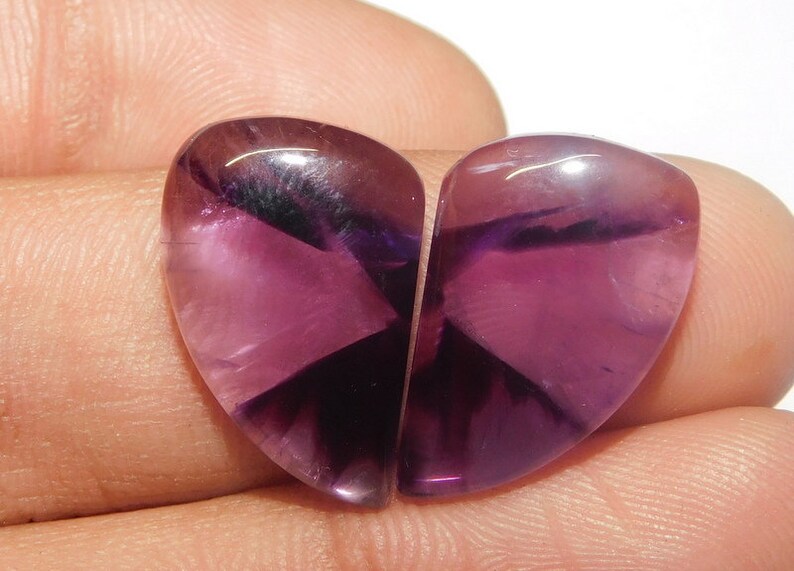 AMETHYST GEMSTONE CABOCHON Fancy shape amethyst gemstone jewelry making gemstone f448