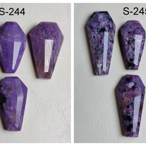 CHAROITE  CABOCHON GEMSTONE, fancy shape jewelry making gemstone