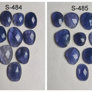 IOLITE GEMSTONE FACETED , fancy shape jewelry making gemstone